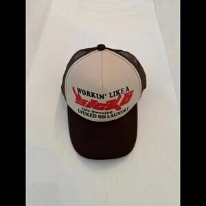 SICKO Brown Working Like a Sicko Trucker Hat Size OS
